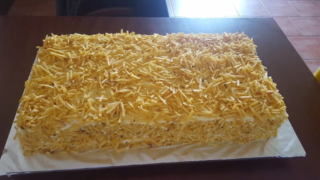 torta com pão de forma