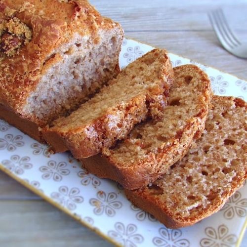 bolo de banana com canela