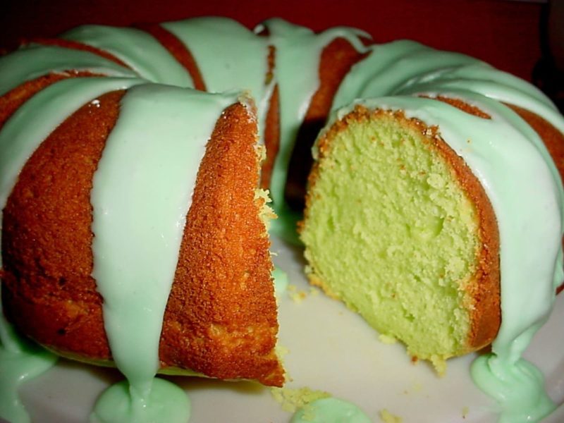 bolo de limão verde