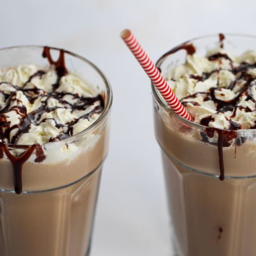 milk shake de chocolate