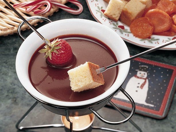 fondue de chocolate